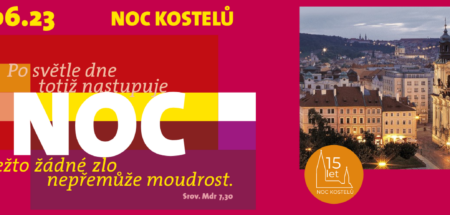 Jsme hrdými sponzory Noci kostelů 2023